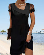 Elegant Body-Con Lace Dress
