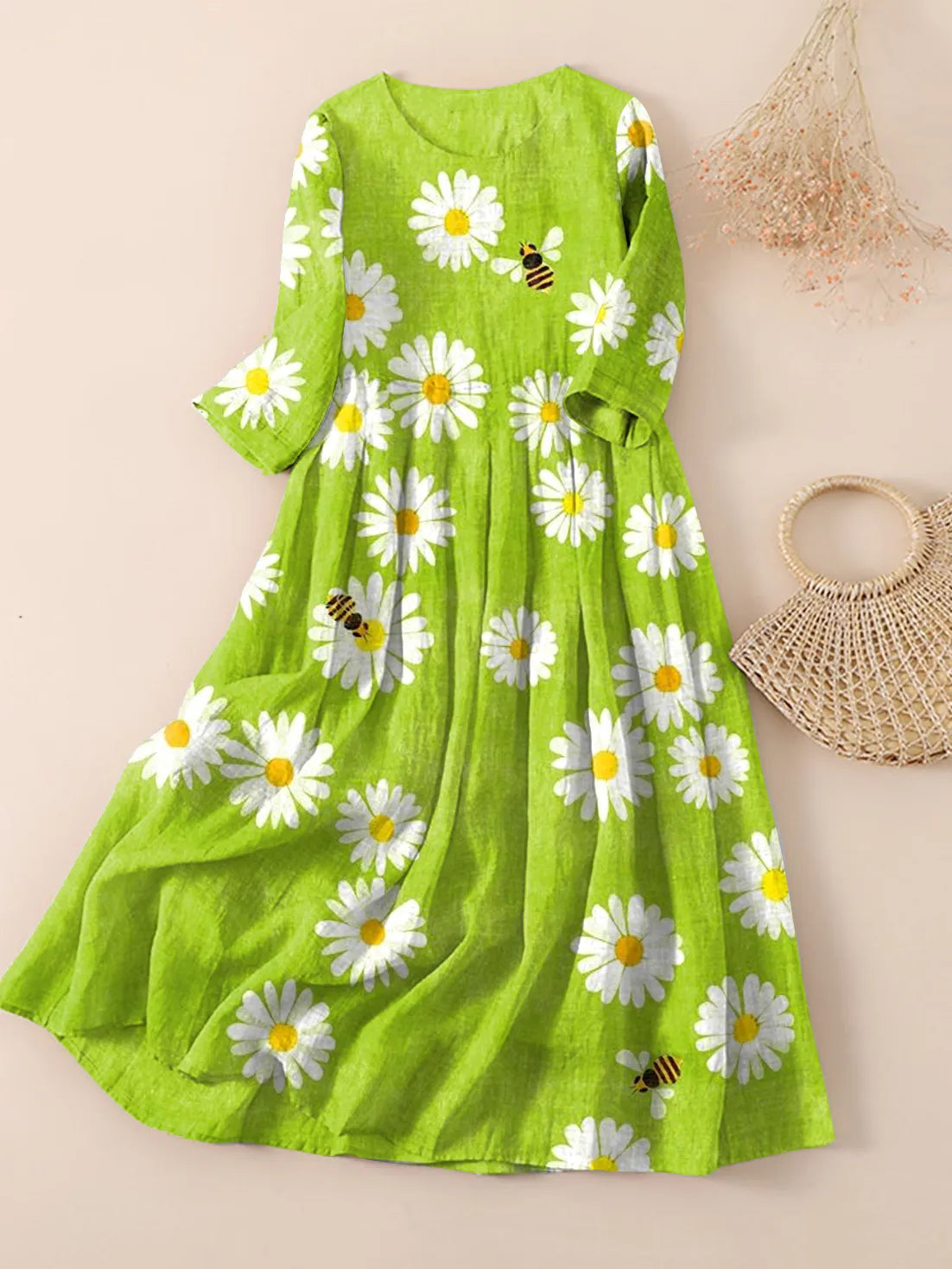 Women's Floral Daisy Dress