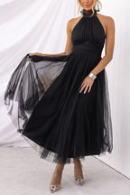 Off-the-Shoulder Evening Dress