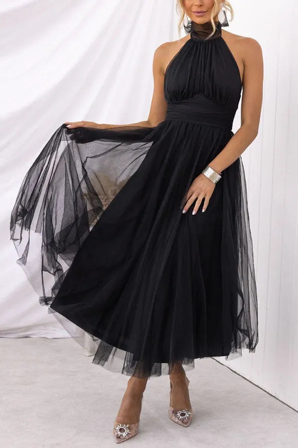 Off-the-Shoulder Evening Dress