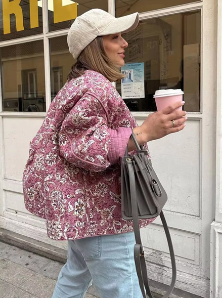 Women's Warm Insulated Jacket for Fall and Winter