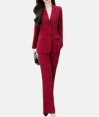 Stylish Tailored Blazer with Sophisticated Pantsuit Ensemble