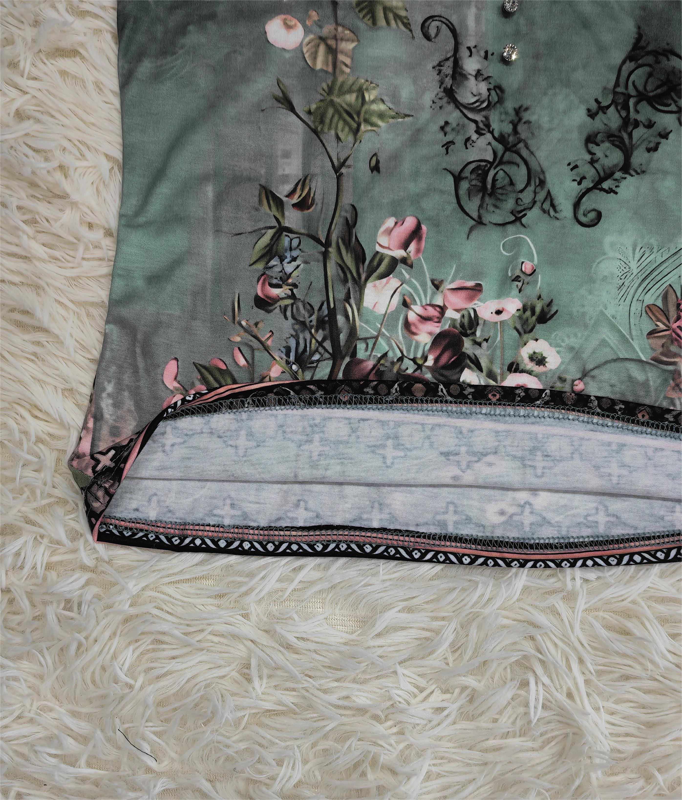 Floral Print Watercolor Sleeveless Top