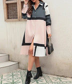 Stylish Button-Up Dress with Sophisticated Detailing