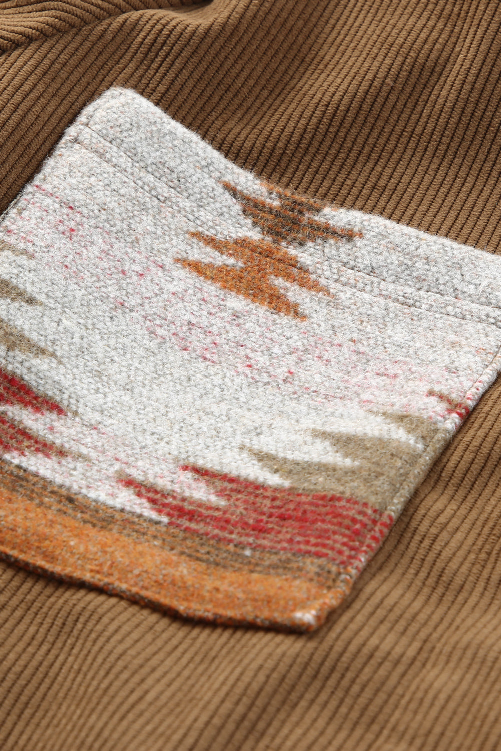 Aztec-Inspired Corduroy Jacket