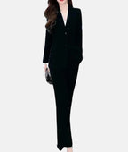 Stylish Tailored Blazer with Sophisticated Pantsuit Ensemble