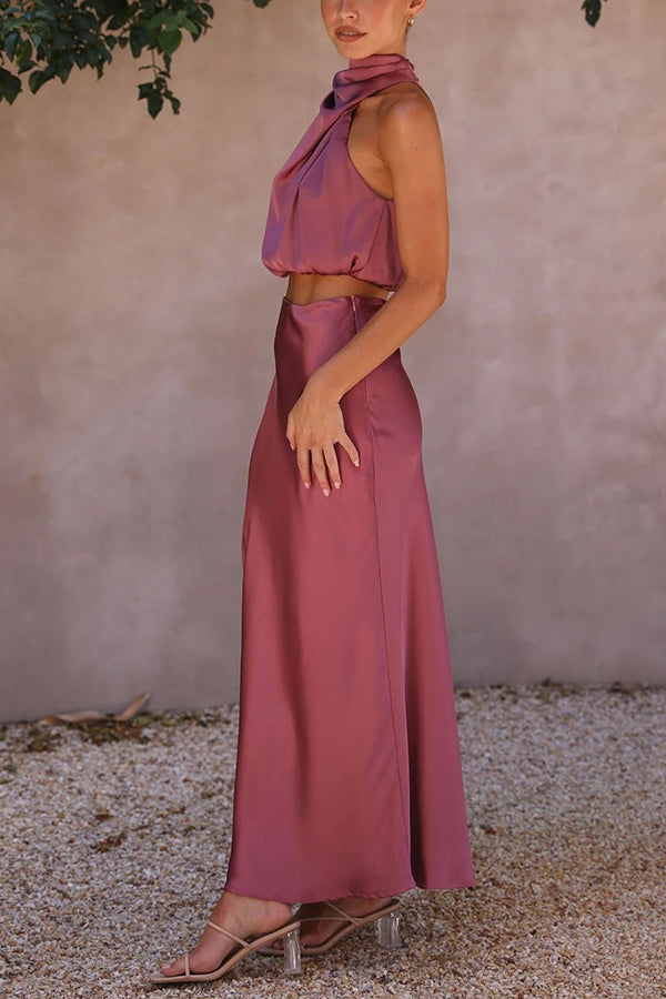 Inaia - Elegant Long Skirt Ensemble