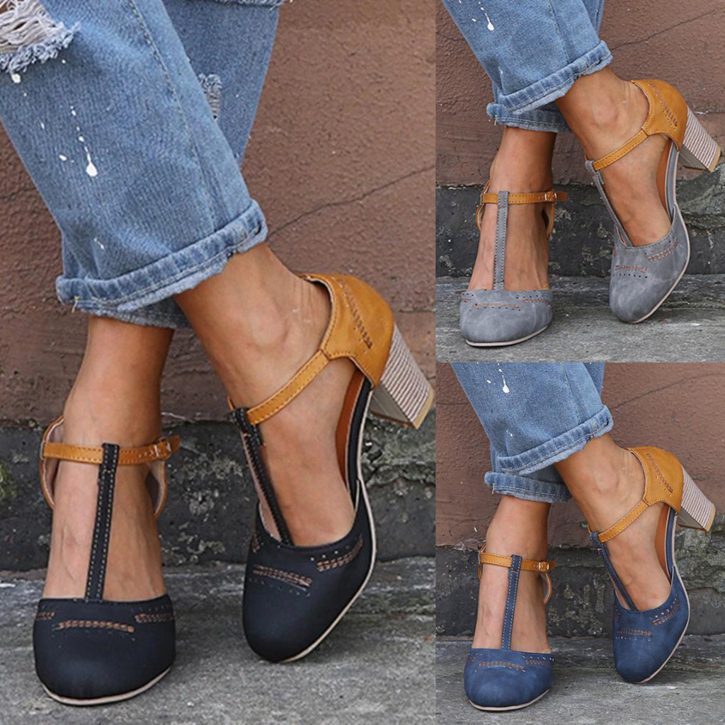 Stylish Vintage-Inspired Women's Heels