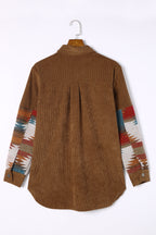 Aztec-Inspired Corduroy Jacket