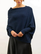 Asira - Asymmetrically Draped Sweater