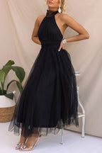 Off-the-Shoulder Evening Dress