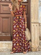 Bohemian Style Long Maxi Dress for Women