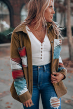 Aztec-Inspired Corduroy Jacket