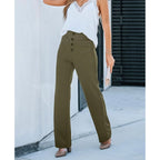 Flexible High-Waisted Pants