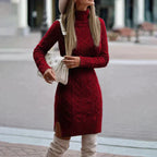 Stylish Knitted Winter Dress