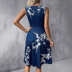 Women's Knee-Length Midi Dress for Summer