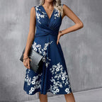 Women's Knee-Length Midi Dress for Summer
