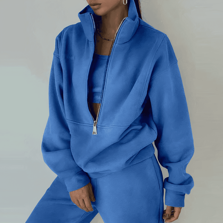 Ira - Comfortable 2-Piece Tracksuit Ensemble