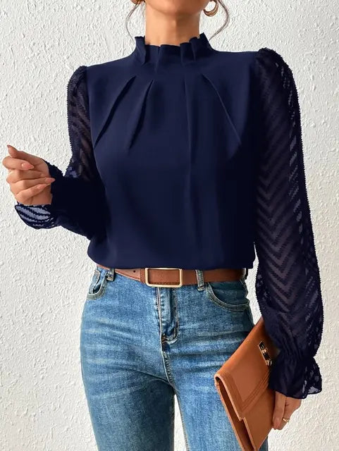 Fabiana - Elegant Long-Sleeve Top