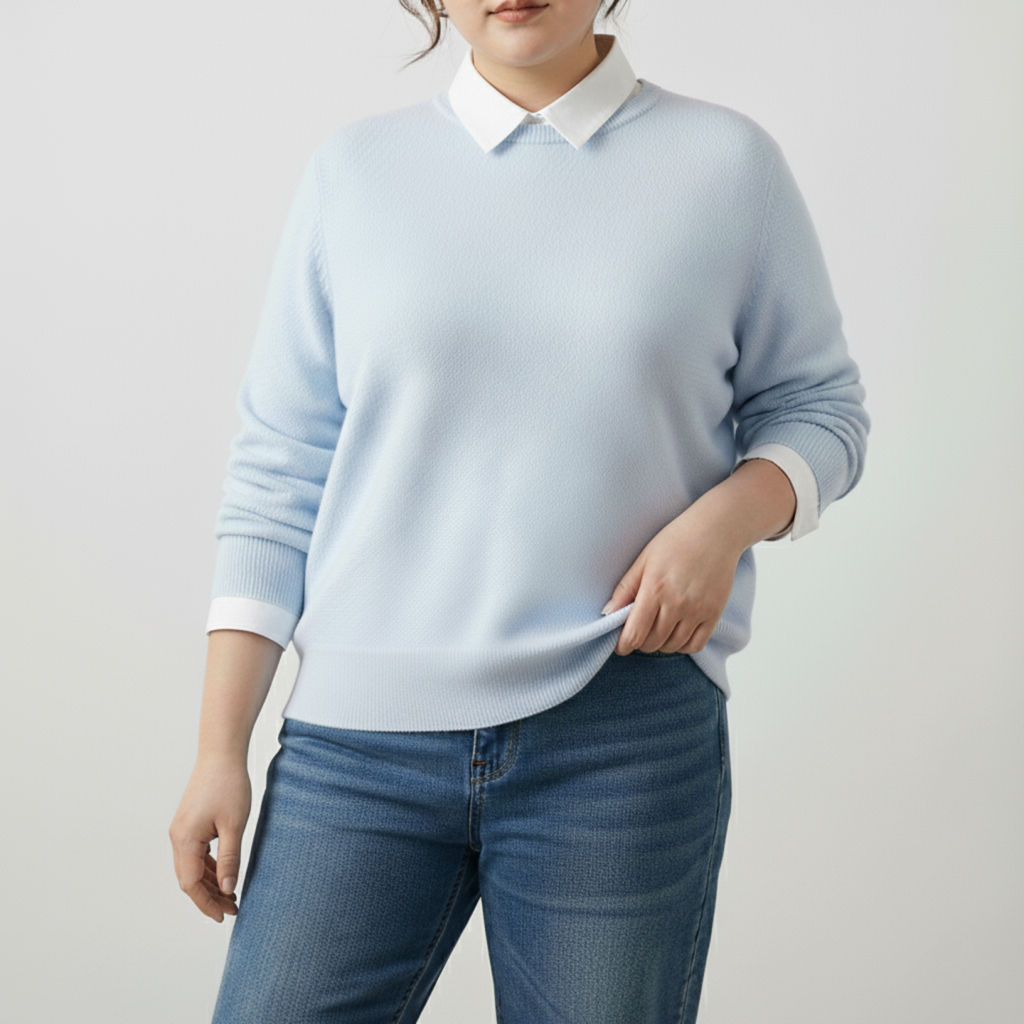 Chic Classic Knit Sweater for Women | Plus Size Options Available