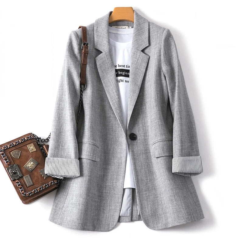 Women's Casual Long Sleeve Blazer