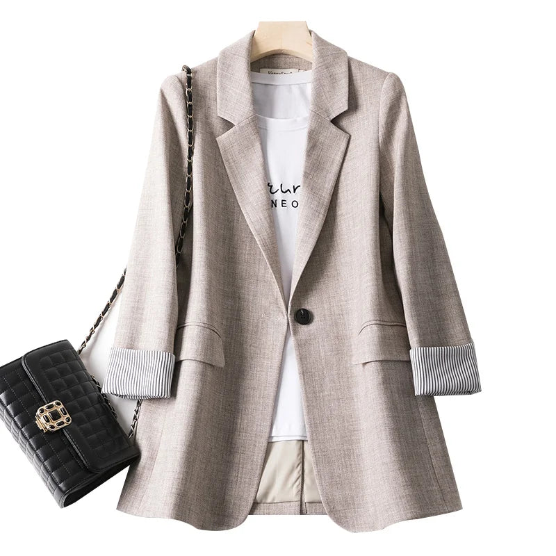 Women's Casual Long Sleeve Blazer