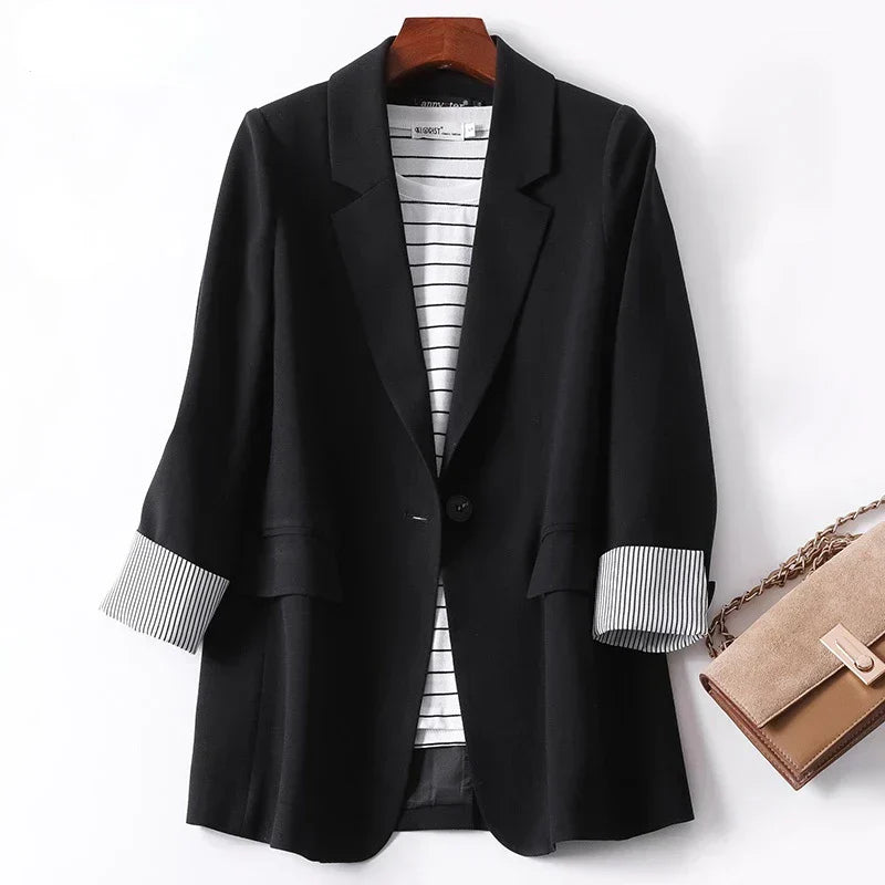Women's Casual Long Sleeve Blazer