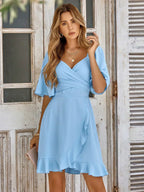 Aria - Elegant Sky Blue Dress