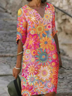 Chic Floral Dress - Comfortable Fit with Stunning Design