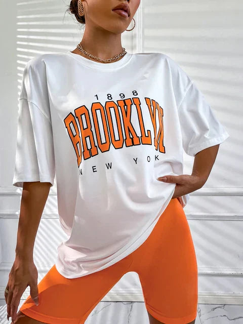Brooklyn York Vintage Oversized T-Shirt