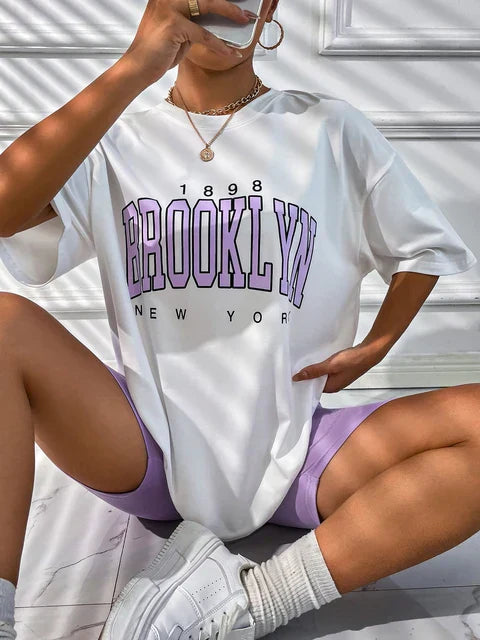 Brooklyn York Vintage Oversized T-Shirt