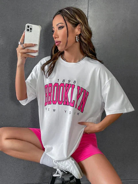 Brooklyn York Vintage Oversized T-Shirt