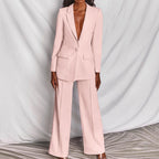 Hayley - Chic Women's Two-Piece Blazer and Trousers Set