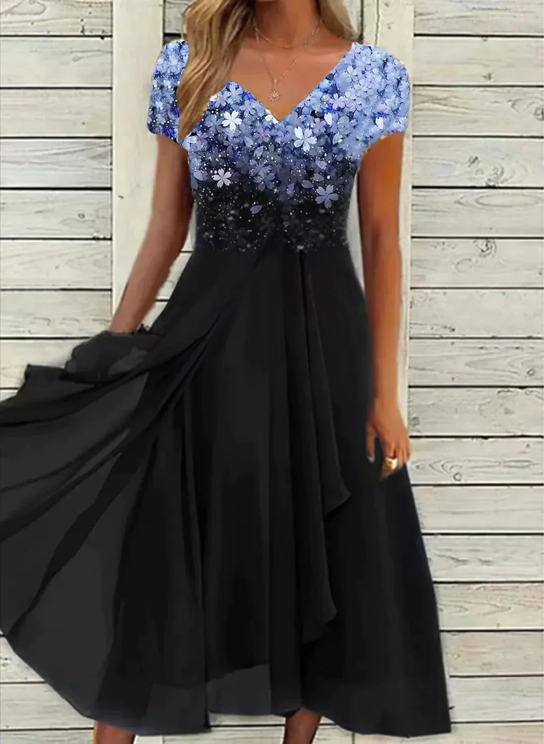 Elegant Chiffon Evening Gown for Women