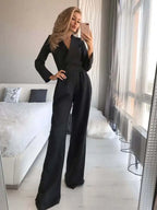 Stylish Women's Flared Jumpsuit