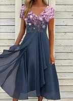 Elegant Chiffon Evening Gown for Women