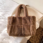 Dante Plush Handbag | Chic Winter Accessory for Women
