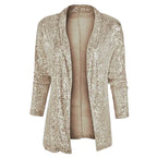 Sequin-Adorned Blazer Vest