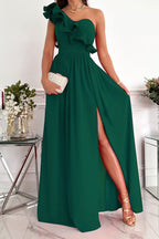 One-Shoulder Asymmetrical Dress