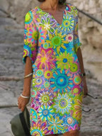 Chic Floral Dress - Comfortable Fit with Stunning Design