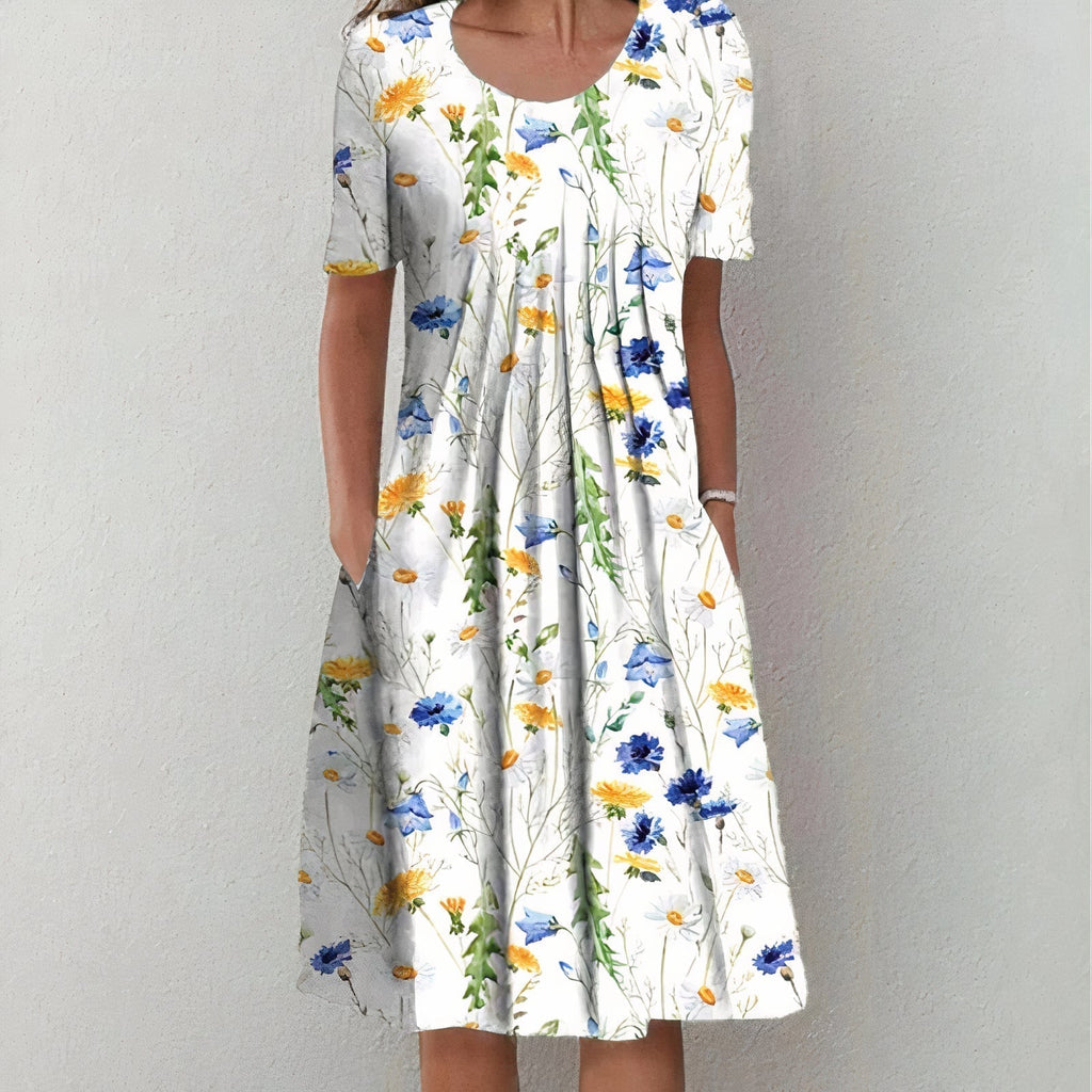 Flora - Stylish Cotton Dress