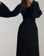 Round Neck Long Sleeve Bodycon Dress for Women | Noemie