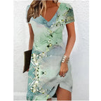 Champagne Glitter Cocktail Dress