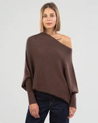 Asira - Asymmetrically Draped Sweater