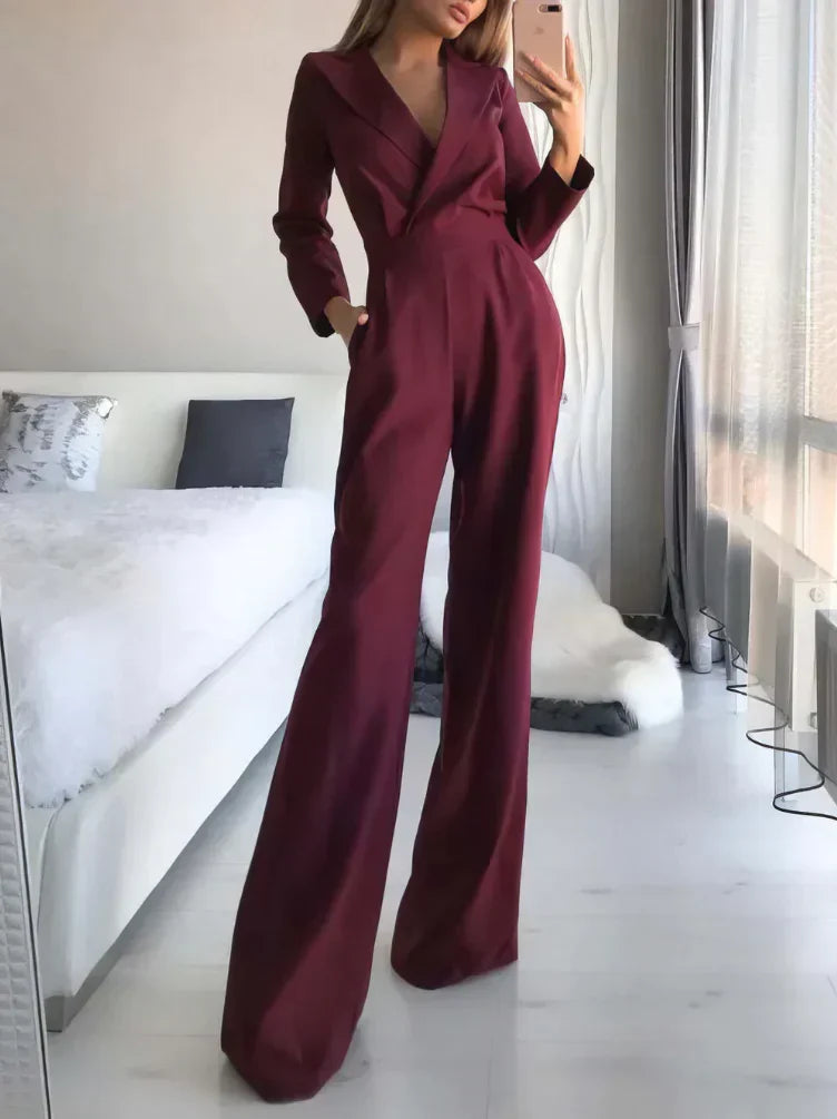 Stylish Women's Flared Jumpsuit