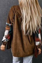 Aztec-Inspired Corduroy Jacket