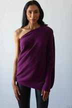 Asira - Asymmetrically Draped Sweater